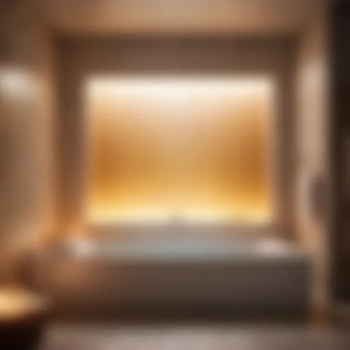 Relaxing Bathing Experience with Lights