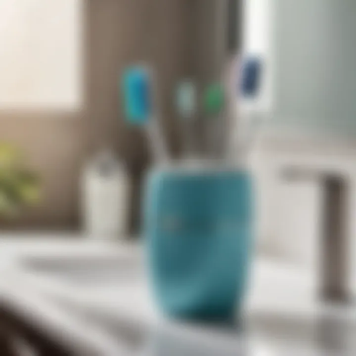 Stay Organized with UNC Toothbrush Holder in Team Colors UNC Toothbrush Holder with Team Colors