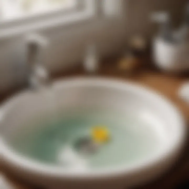 Natural Remedies for Unclogging Using baking soda and vinegar to unclog sink drain