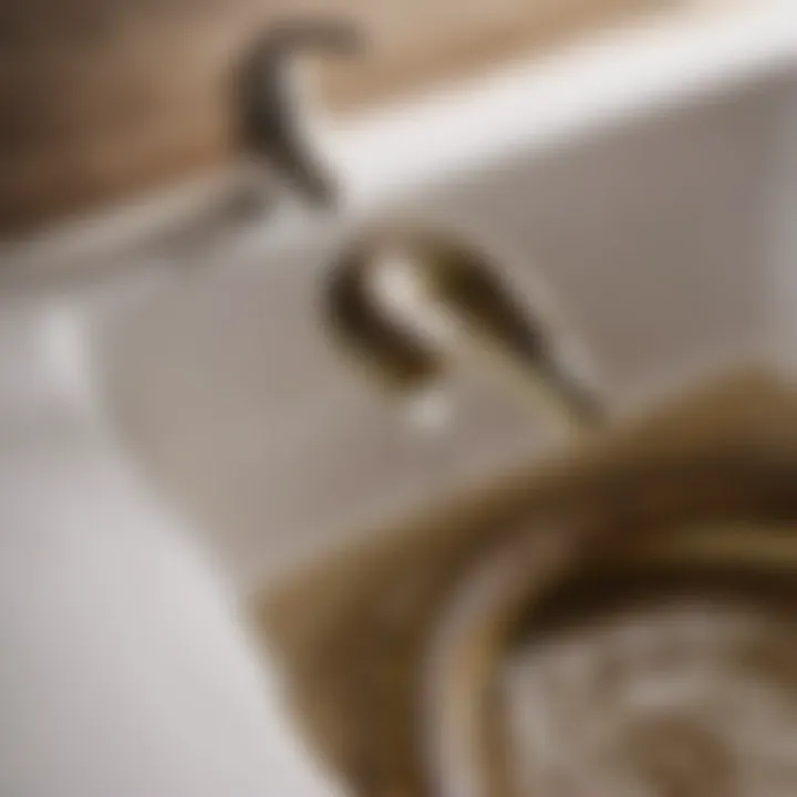 Plumbing Snake Method for Deep Clogs Plumbing snake used to clear sink drain