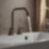 Elegant 8-inch spread faucet showcasing modern design