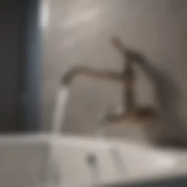 Installation Insights for Bathroom Faucets Illustration depicting the installation process of a bathroom faucet