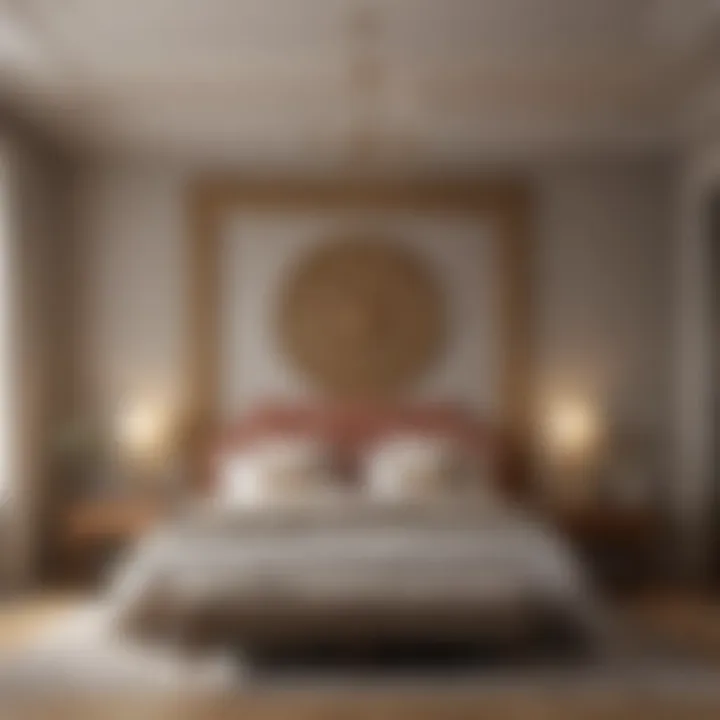Cozy bedroom reflecting harmonious Feng Shui design