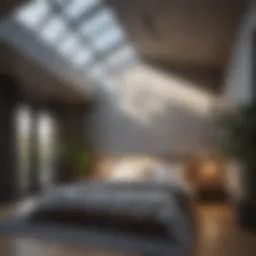 A modern bedroom extension design showcasing innovative architecture