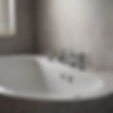 Installation setup for cross handle bathtub faucets