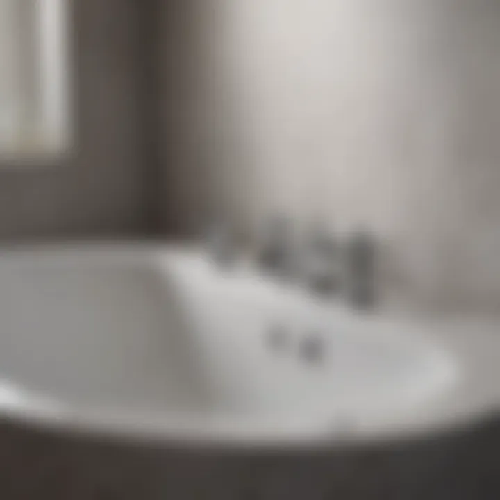 Installation setup for cross handle bathtub faucets