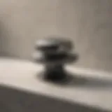 Various types of drain stoppers showcasing design diversity