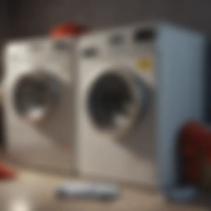 Laundry Symbols and Fabric Types A visual representation of laundry symbols alongside fabric types.