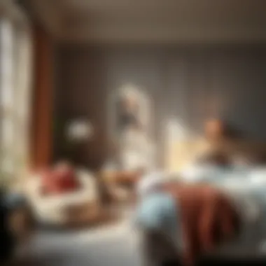 Creating a Cozy Corner in King Size Bedrooms Cozy corner created in a king size bedroom with seating and lighting