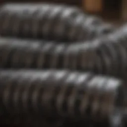 Close-up view of pocket coil springs highlighting their unique structure.