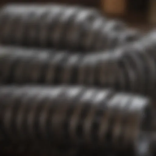 Close-up view of pocket coil springs highlighting their unique structure.