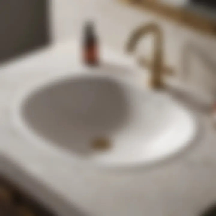 Elegant Materials for Undermount Sinks Stylish small undermount bathroom sink with elegant materials