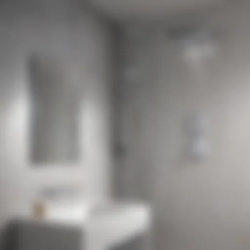 Schematic representation of a smart bathroom ventilation system