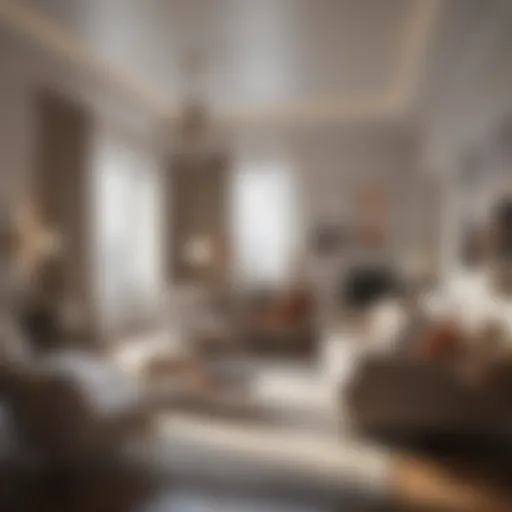 Maximizing Space with Modern Design Modern studio apartment interior showcasing space-saving furniture