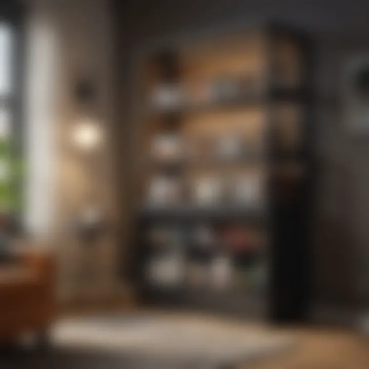 Effective Storage Solutions for Studio Apartments Smart storage solutions utilized in a small living area