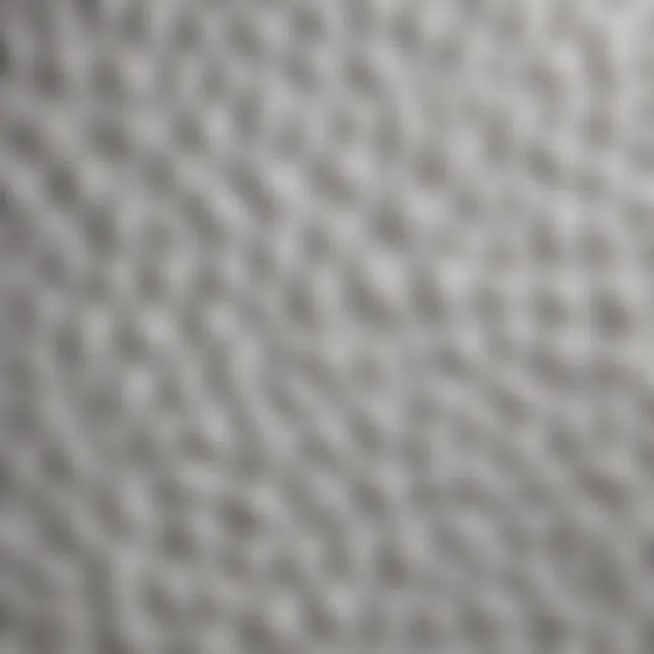 Material Texture of Suctionless Bathtub Mat Close-up view of a suctionless bathtub mat displaying material texture