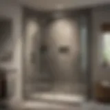 Frameless Shower Glass Elegance Exquisite frameless shower glass installation showcasing modern design