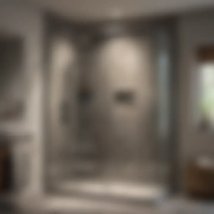 Frameless Shower Glass Elegance Exquisite frameless shower glass installation showcasing modern design
