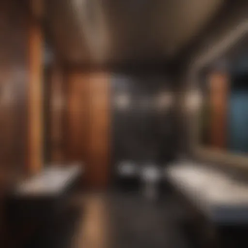 Modern Aesthetics in Club Bathroom Design Elegant design of a modern club bathroom