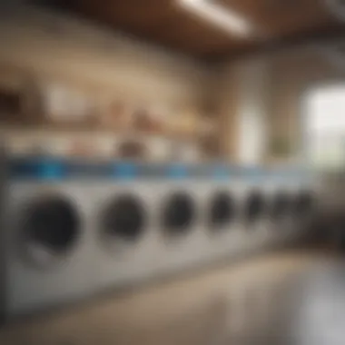 Efficient Organization with Steele Canvas Laundry Sorter Organized laundry space featuring the Steele Canvas Laundry Sorter