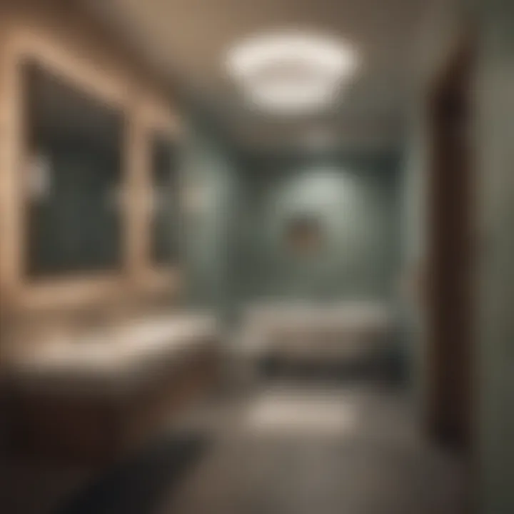Illustration of public policy discussions surrounding universal bathrooms