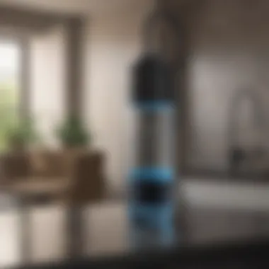 Residential UV Water Filtration Installation Example of a residential UV water filtration installation