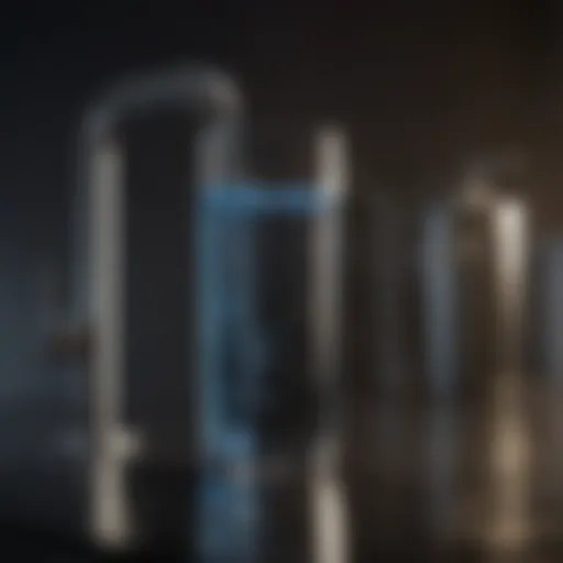 Diagram illustrating the principles of UV water filtration technology