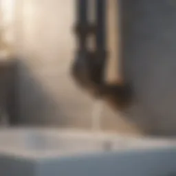 A detailed illustration of a bathroom vent pipe system