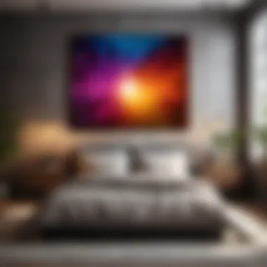 Artistic Wall Decor Inspiration Unique Bedroom Wall Art Installation