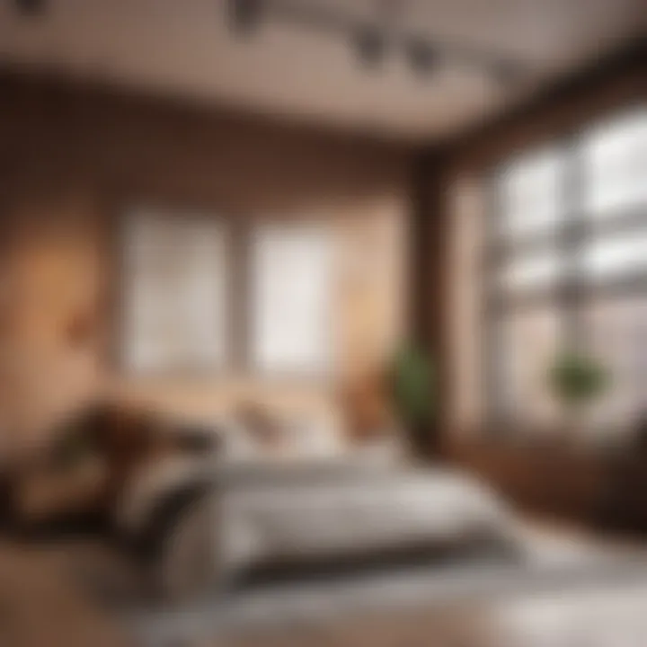 Modern Design Loft Bedroom with Natural Light Modern design loft bedroom with natural light