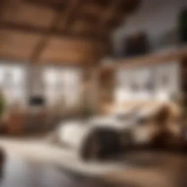 Space-Saving Loft Bedroom Furniture Arrangement Space-saving loft bedroom furniture arrangement