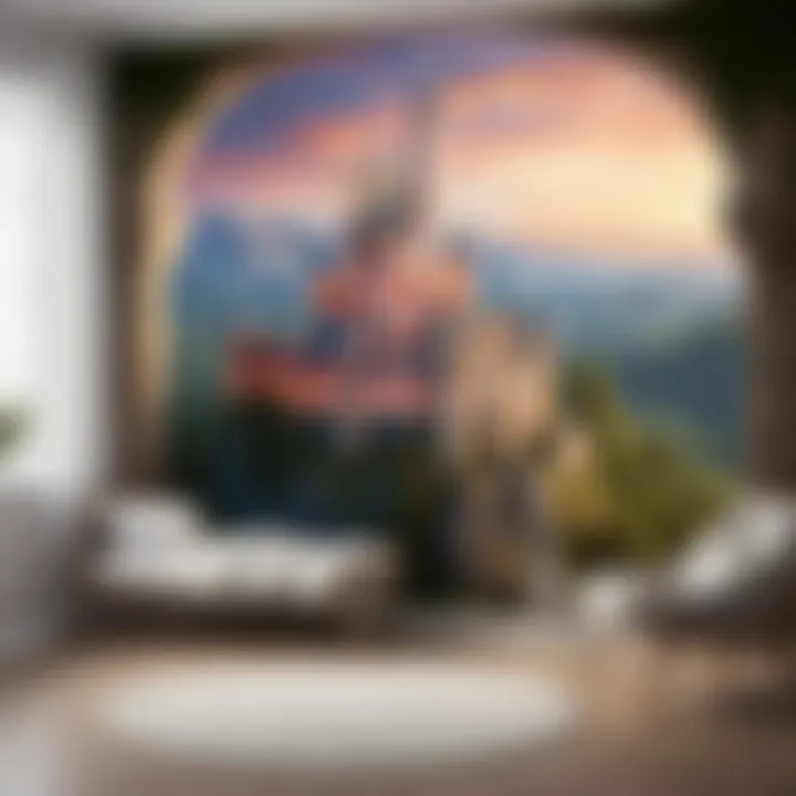 Magical Disney Castle Wall Mural