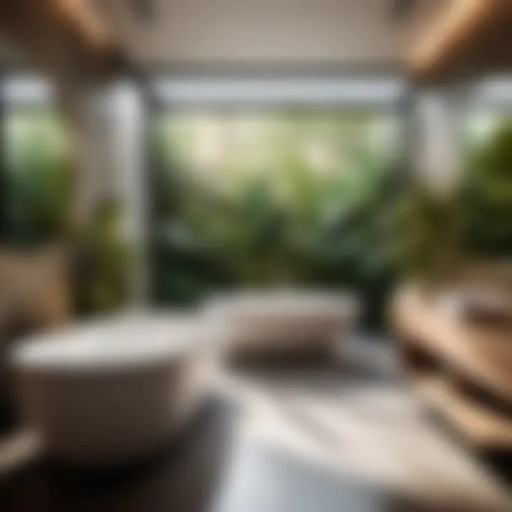 Organic Luxury Nature-inspired Bathroom Oasis