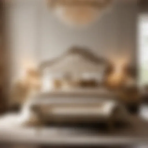 Opulent Ivory Upholstered Bedroom Set Elegant Upholstered Bedroom Set in Ivory