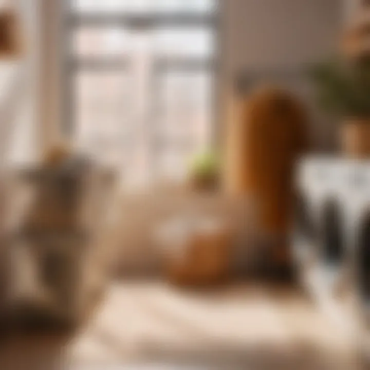 Aesthetic Display Feature Artistic display with urban outfitters laundry baskets