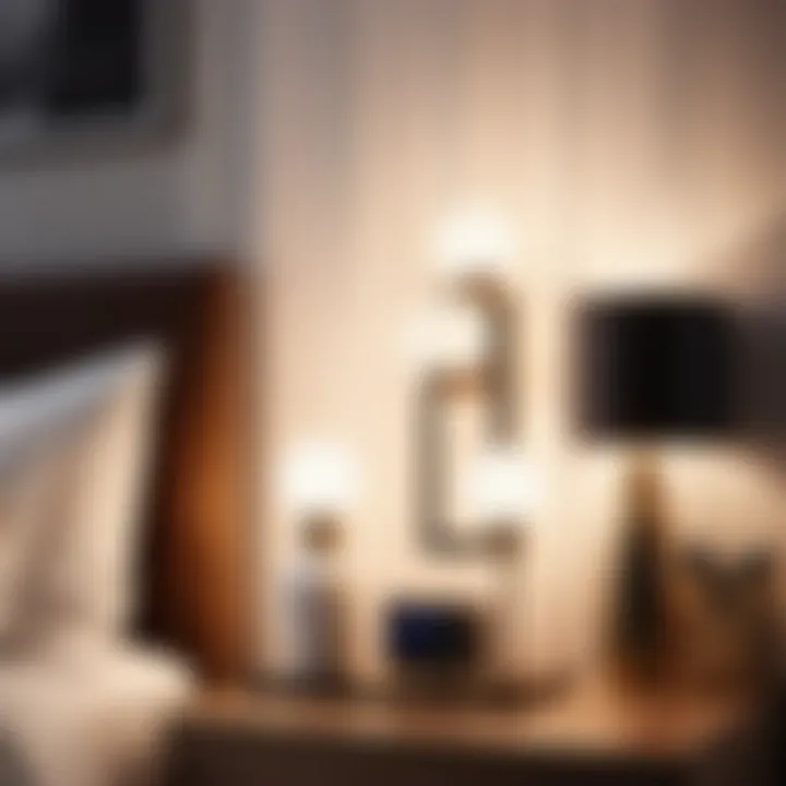 Stylish USB Lamps Illuminating Bedroom