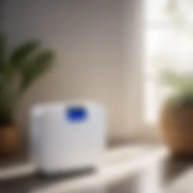 Portable dehumidifier with user-friendly controls