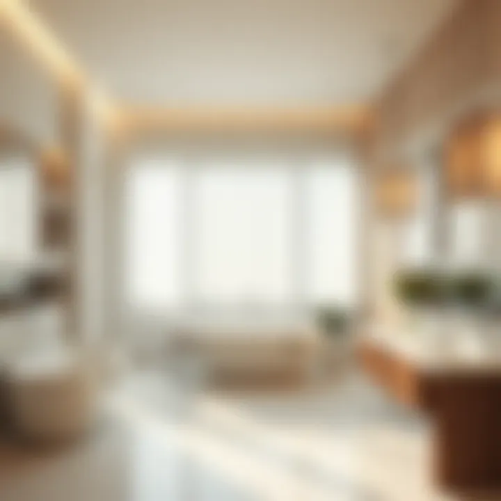 Luxurious Bathroom Design Elegant bathroom featuring sustainable materials and stylish fixtures