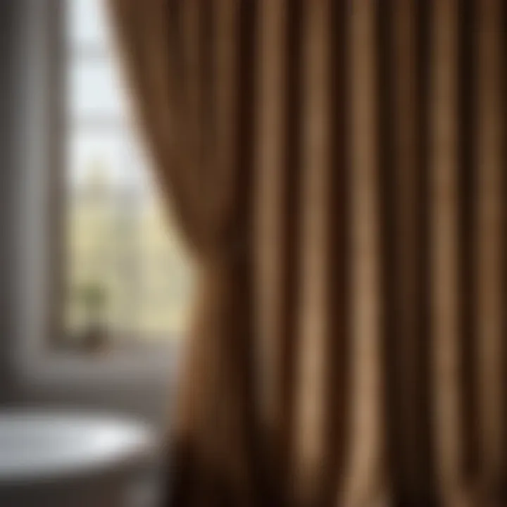 Opulent Velvet Touch Luxurious Walmart Bathroom Window Curtain in Velvet Material