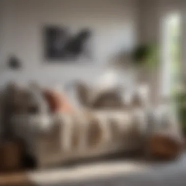 Cozy Scandinavian Aesthetic with Textured Pillows Scandinavian Inspired Daybed with Textured Pillows