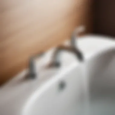Elegant deck-mounted bathtub faucet with hand shower