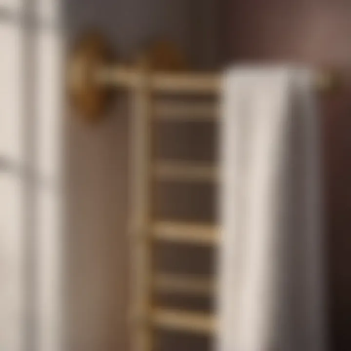 Refined Victorian Towel Rack