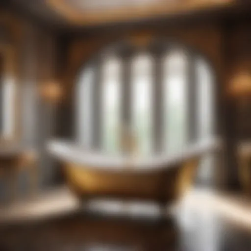 Exquisite Victorian Bathtub with Intricate Detailing