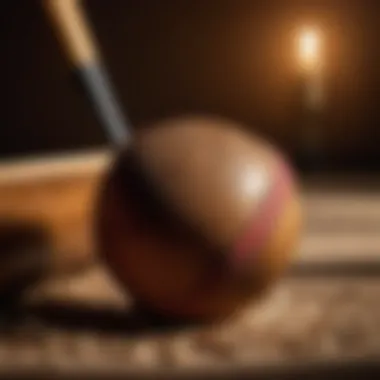 Vintage Baseball Bat and Ball Decor Vintage Baseball Bat and Ball Decor