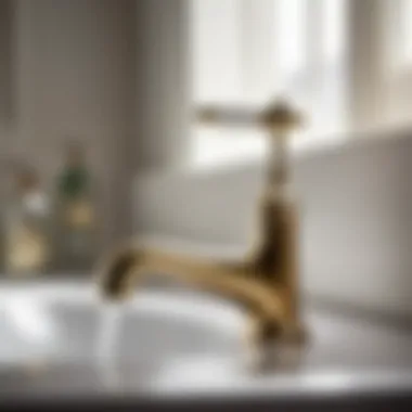 Timeless Charm of Brass Vintage Brass Bathroom Faucet