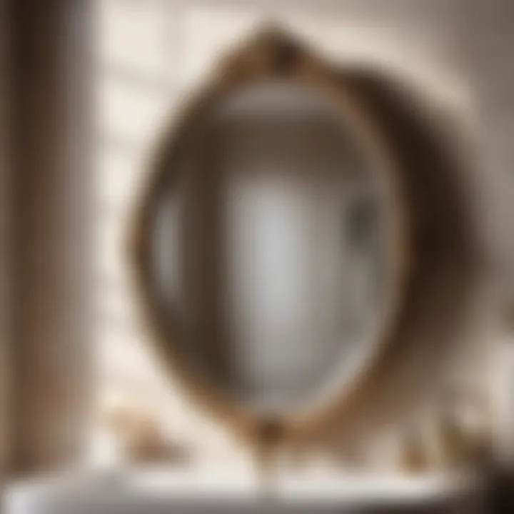 Vintage Inspired Bathroom Mirror