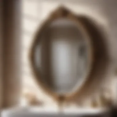 Timeless Vintage Mirror Charm Vintage Inspired Bathroom Mirror