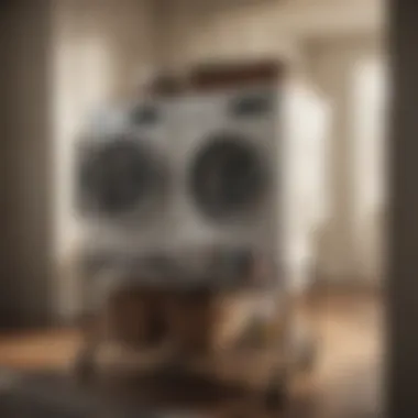 Vintage Inspired Laundry Storage Cart