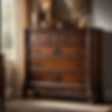 Vintage-Inspired Tall Dresser with Carved Details Vintage-Inspired Tall Dresser with Carved Details