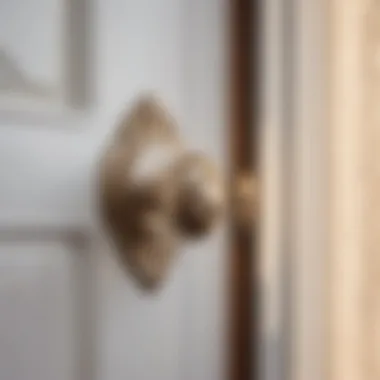 Victorian Vintage White Door Knob Vintage Inspired White Door Knob with Ornate Victorian Details